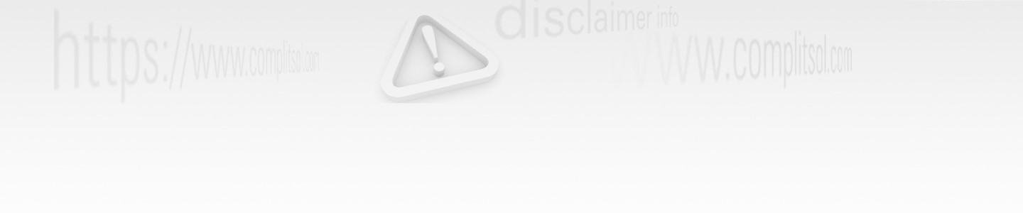 Disclaimer Page
